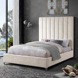Eleganza Home Alexo Bed - Plush Velvet - Super King Size