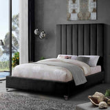 Eleganza Home Alexo Bed - Plush Velvet - Super King Size