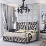 Eleganza Home The Premier Bed - Plush Velvet - Super King Size