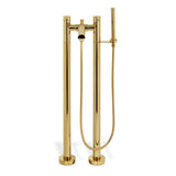 Maison Valentina HARPER Mounting Floor Mixer with Hand Shower - Home Glamorous Furnitures