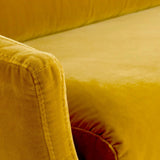 Jonathan Adler Beaumont Settee 2 Seater Sofa In Velvet - Varese Lichen