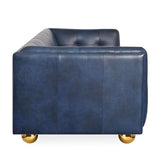 Jonathan Adler Claridge 4 Seater Sofa - Brogue Navy Leather