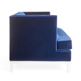 Jonathan Adler Lampert T-Arm 4 Seater Sofa - Canterbury Navy Velvet