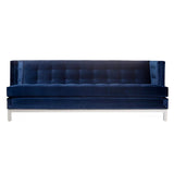 Jonathan Adler Lampert T-Arm 4 Seater Sofa - Canterbury Navy Velvet