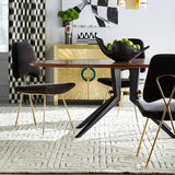 Jonathan Adler Maxime Dining Chair In Velvet - Rialto Charcoal Colour