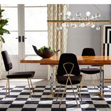Jonathan Adler Maxime Dining Chair In Velvet - Rialto Charcoal Colour