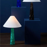 Jonathan Adler Prisma Table Lamp - Green Solid Acrylic