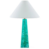 Jonathan Adler Prisma Table Lamp - Green Solid Acrylic