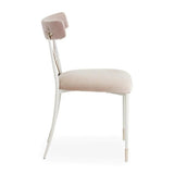 Jonathan Adler Rider Dining Chair in Velvet Upholstered - Rialto Smoke