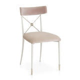 Jonathan Adler Rider Dining Chair in Velvet Upholstered - Rialto Smoke