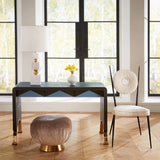 Jonathan Adler Rondo Dining Chair in Woven Boucle - Olympus Oatmeal