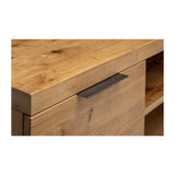 Julian Bowen Brooklyn TV Unit 2 Cupboards & One Shelf Storage - Oak