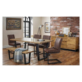 Julian Bowen Brooklyn TV Unit 2 Cupboards & One Shelf Storage - Oak