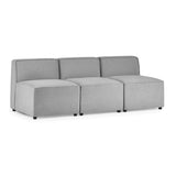 Julian Bowen Lago Combination Large Sofa Linen Upholstered - Grey
