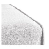 Julian Bowen Lago Combination Large Sofa Linen Upholstered - Grey