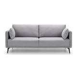 Julian Bowen Rohe 3 Seater Sofa Wool Upholstered - Platinum Colour