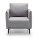 Julian Bowen Rohe Armchair Wool Upholstered - Platinum Colour