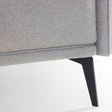 Julian Bowen Rohe Armchair Wool Upholstered - Platinum Colour