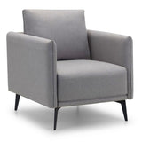Julian Bowen Rohe Armchair Wool Upholstered - Platinum Colour