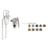 Maison Valentina BOURGEOIS 1 Mounting Floor Mixer - Home Glamorous Furnitures