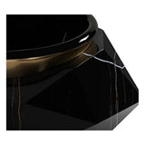 Maison Valentina DIAMOND FAUX MARBLE Bathtub - Sahara Black - Home Glamorous Furnitures
