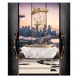 Maison Valentina DIAMOND FAUX MARBLE Bathtub - Home Glamorous Furnitures