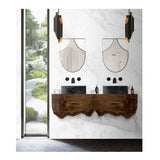 Maison Valentina KOI WALL MIRROR - Matte Varnished Brass