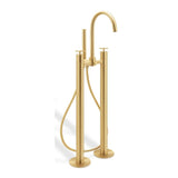 Maison Valentina NAU Mounting Floor Mixer With Hand Shower - Home Glamorous Furnitures