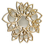 Maison Valentina NEAPOLI WALL MIRROR - Wood Carving & Silver Leaf - Home Glamorous Furnitures