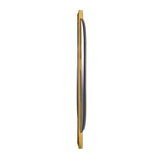 Maison Valentina SHIELD OVAL WALL MIRROR - Polished Brass & Marble - Home Glamorous Furnitures