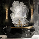 Maison Valentina VENICE WALL MIRROR - Lacquered Wood & Gloss Varnish - Home Glamorous Furnitures