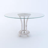 Steve Bristow BISTRO Dining Table with Footrest - Quartz