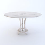 Steve Bristow BISTRO Dining Table with Footrest - Quartz