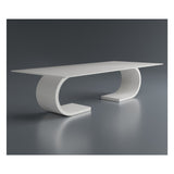 Steve Bristow FERRARA DOUBLE STONE DINING TABLE - Polished Quartz