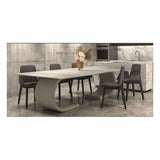Steve Bristow FERRARA DOUBLE STONE DINING TABLE - Polished Quartz