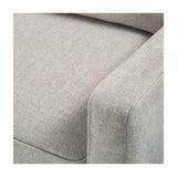 Twenty10 Designs Daffy 2.5 Seats Sofa Velvet Upholstered - Greige Linen