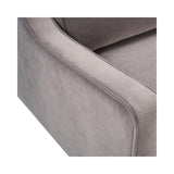 Twenty10 Designs Daffy 2 Seater Sofa Velvet Upholstered - Stone Grey