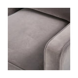 Twenty10 Designs Daffy 2 Seater Sofa Velvet Upholstered - Stone Grey
