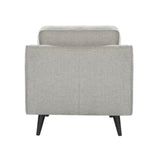 Twenty10 Designs Daffy Armchair Velvet Upholstered - Grenge Linen
