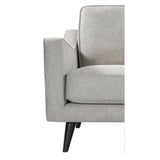 Twenty10 Designs Daffy Armchair Velvet Upholstered - Grenge Linen