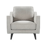Twenty10 Designs Daffy Armchair Velvet Upholstered - Grenge Linen