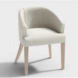 William Yeoward AVEBURY CARVER Dining Chair In Linen - Wicklow Chalk - Home Glamorous Furnitures