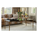 William Yeoward BASTIAN COFFEE TABLE - Bronzed Finish & Mirrored Top