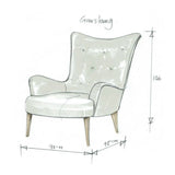 William Yeoward GARSTANG CHAIR - Home Glamorous Furnitures