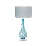 William Yeoward Ninevagh Table Lamp with Linen Shade - Turquoise