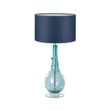 William Yeoward Ninevagh Table Lamp with Linen Shade - Turquoise