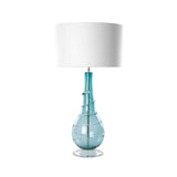 William Yeoward Ninevagh Table Lamp with Linen Shade - Turquoise