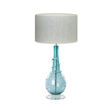 William Yeoward Ninevagh Table Lamp with Linen Shade - Turquoise