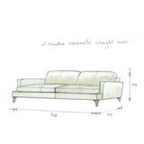 William Yeoward SHOREVILLE 2 SEATER SOFA - Home Glamorous Furnitures