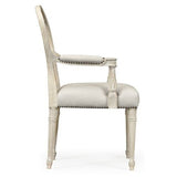 William Yeoward TOM CARVER CHAIR - VENETIAN WHITE OAK - Home Glamorous Furnitures